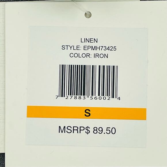 Ellen Tracy 100% Linen Blouse, Gray, NWT, Sz. S, PULLED THREAD - Picture 8 of 16